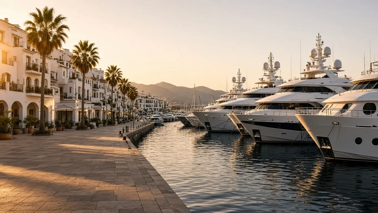 Puerto Banús from El Paraíso: drive, park, marina guide